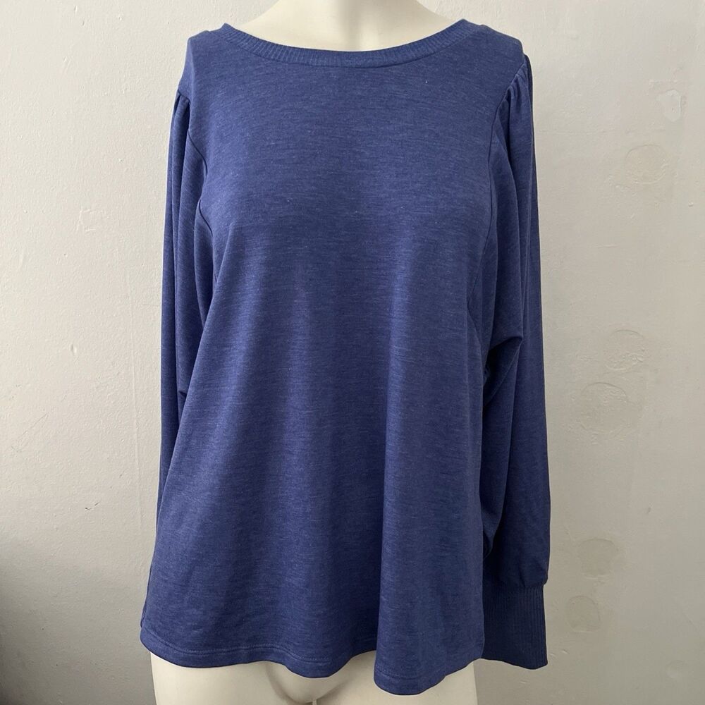 Banana Republic Purple Sweater Size S Round Neck Academic Preppy Dainty Feminine
